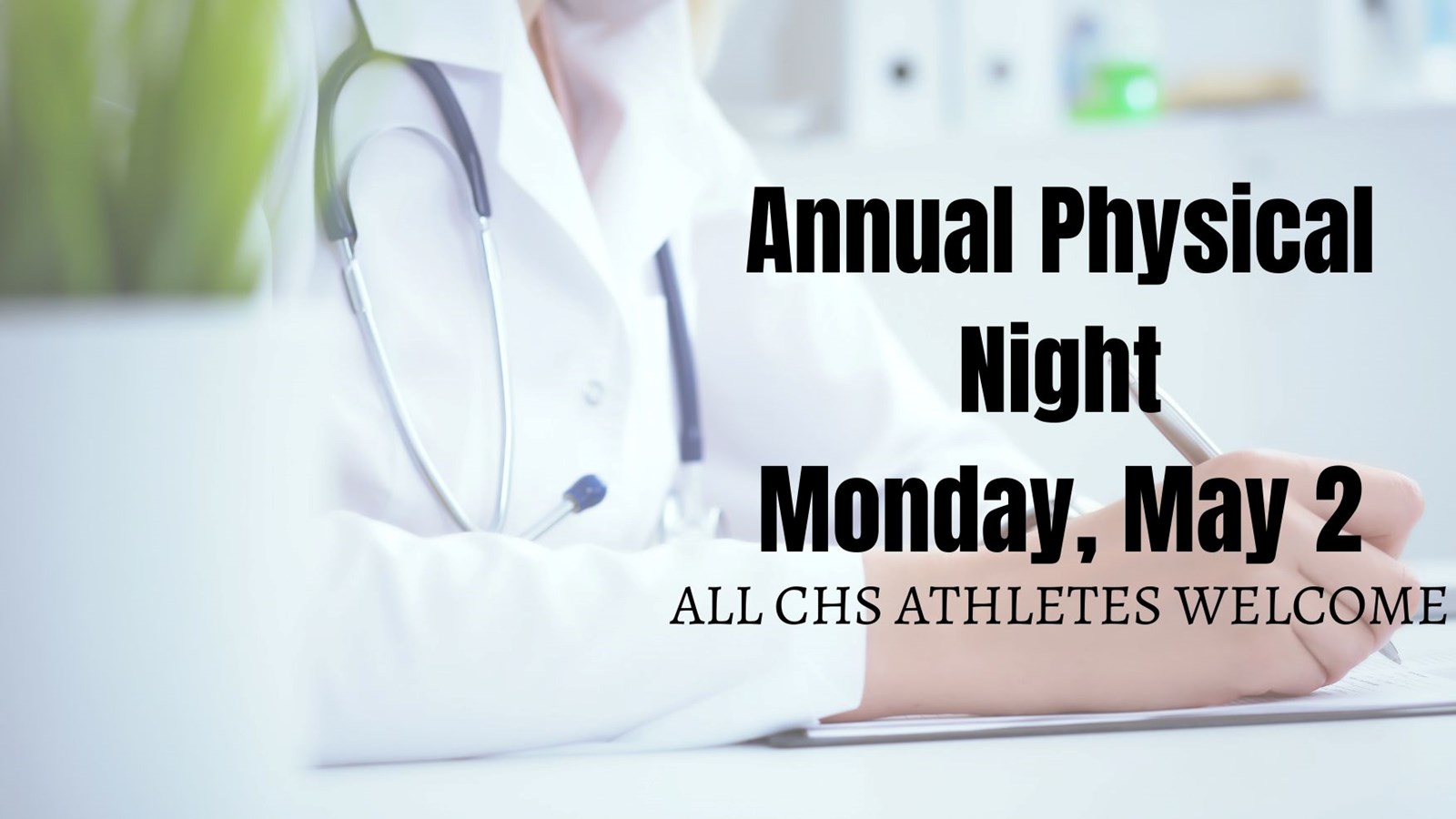 CHS Sports Physical Exam Night
